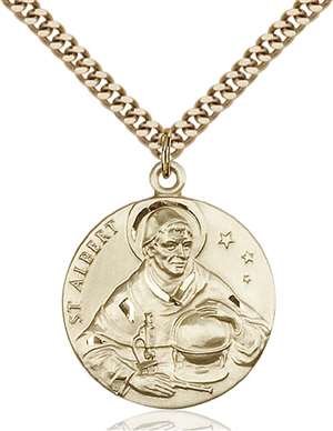 0832GF/24G <br/>Gold Filled St. Albert the Great Pendant