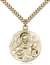 0836GF/24G <br/>Gold Filled St. Bernard of Clairvaux Pendant