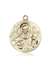 0836KT <br/>14kt Gold St. Bernard of Clairvaux Medal