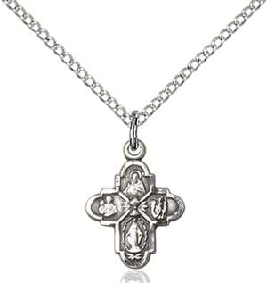 0843SS/18SS <br/>Sterling Silver 4-Way / Chalice Pendant