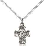 0845SS/18SS <br/>Sterling Silver 5-Way / Chalice Pendant