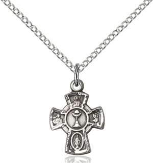 0845SS/18SS <br/>Sterling Silver 5-Way / Chalice Pendant