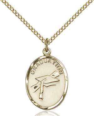 0872GF/18GF <br/>Gold Filled Graduation Pendant