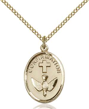 0873GF/18GF <br/>Gold Filled Confirmation Pendant