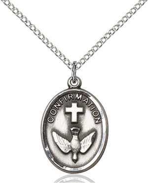 0873SS/18SS <br/>Sterling Silver Confirmation Pendant