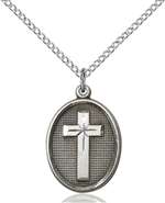 0883SS/18SS <br/>Sterling Silver Cross Pendant