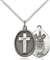 0883SS1/18SS <br/>Sterling Silver Cross / Air Force Pendant