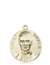 0884KT <br/>14kt Gold Pope Pius X Medal