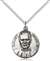 0885SS/18SS <br/>Sterling Silver Pope Pius X Pendant
