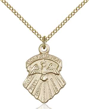 0886GF/18GF <br/>Gold Filled Seven Gifts Pendant
