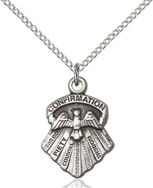 0886SS/18SS <br/>Sterling Silver Seven Gifts Pendant
