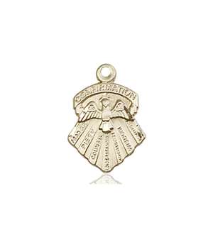 0887KT <br/>14kt Gold Seven Gifts Medal