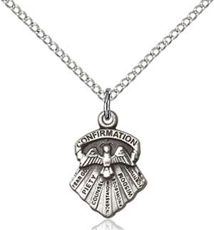 0887SS/18SS <br/>Sterling Silver Seven Gifts Pendant