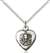 0892SS/18SS <br/>Sterling Silver Heart / Communion Pendant