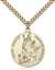 0893GF/24G <br/>Gold Filled St. Hubert of Liege Pendant