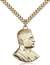 0897GF/24G <br/>Gold Filled Saint Pius X Pendant