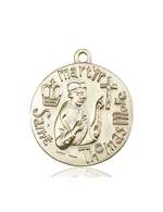 0957KT <br/>14kt Gold St. Thomas More Medal