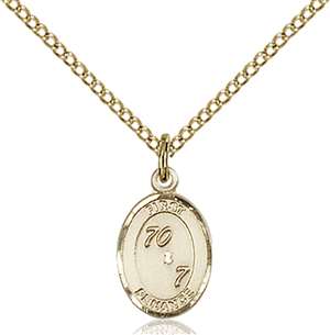 0967GF/18GF <br/>Gold Filled First Penance Pendant