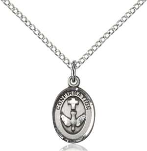 0973SS/18SS <br/>Sterling Silver Confirmation Pendant