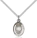 0974SS/18SS <br/>Sterling Silver Baptism Pendant