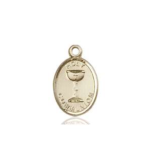 0976KT <br/>14kt Gold Holy Communion Medal