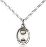 0976SS/18SS <br/>Sterling Silver Holy Communion Pendant