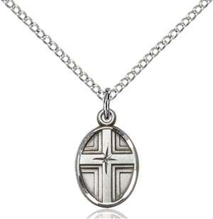 0977SS/18SS <br/>Sterling Silver Cross Pendant