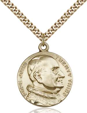 1008GF/24G <br/>Gold Filled St. John XXIII Pendant