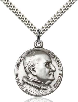 1008SS/24S <br/>Sterling Silver St. John XXIII Pendant