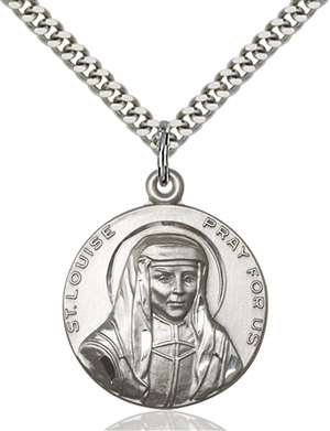 1159SS/24S <br/>Sterling Silver St. Louise Pendant