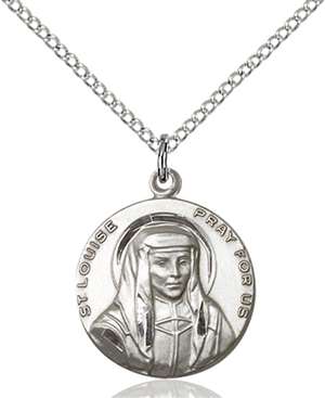 1160SS/18SS <br/>Sterling Silver St. Louise Pendant