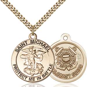 1170GF3/24G <br/>Gold Filled St. Michael Pendant