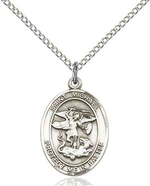 1172SS/18SS <br/>Sterling Silver St. Michael Pendant