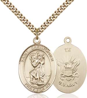 1173GF6/24G <br/>Gold Filled St. Michael the Archangel Pendant