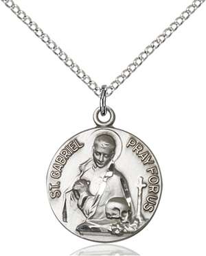 1363SS/18SS <br/>Sterling Silver St. Gabriel of the Blessid Virgin