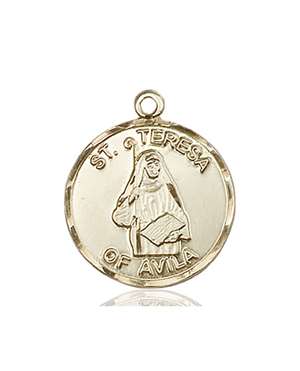 1365KT <br/>14kt Gold St. Theresa Medal