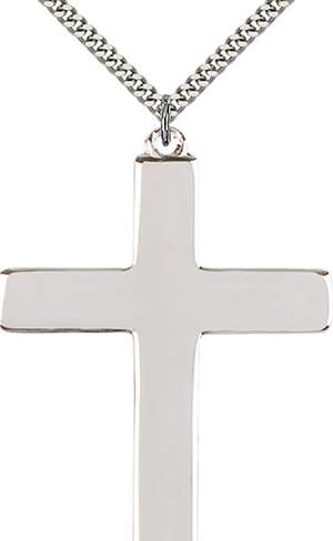 1420SS/24S <br/>Sterling Silver Cross Pendant