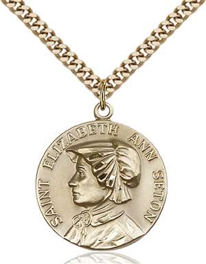 1463GF/24G <br/>Gold Filled St. Ann Pendant