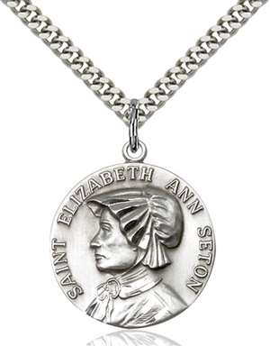 1463SS/24S <br/>Sterling Silver St. Ann Pendant