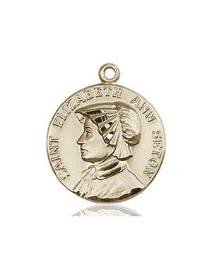 1464KT <br/>14kt Gold St. Elizabeth Ann Seton Medal