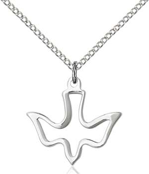 1510SS/18SS <br/>Sterling Silver Holy Spirit Pendant