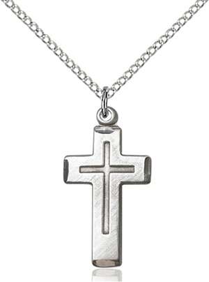 1529SS/18SS <br/>Sterling Silver Cross Pendant