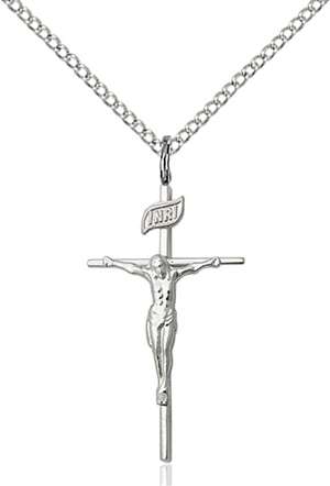 1535SS/18SS <br/>Sterling Silver Crucifix Pendant