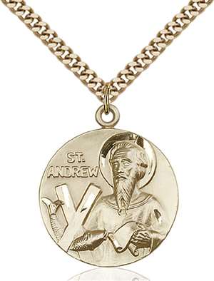 1552GF/24G <br/>Gold Filled St. Andrew Pendant