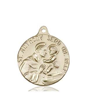 1602KT <br/>14kt Gold St. Anthony Medal