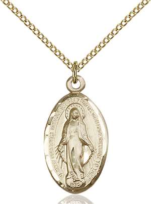 1615GF/18GF <br/>Gold Filled Miraculous Pendant