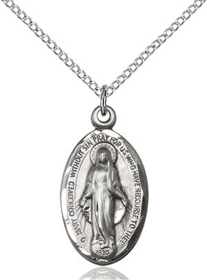 1615SS/18SS <br/>Sterling Silver Miraculous Pendant