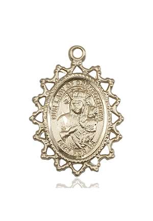 1619CZKT <br/>14kt Gold O/L of Czestochowa Medal
