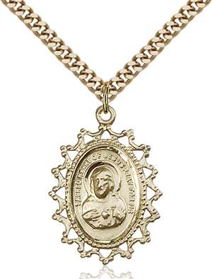 1619SGF/24G <br/>Stainless Gold Heavy Curb Chain