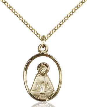 1626GF/18GF <br/>Gold Filled Madonna Pendant